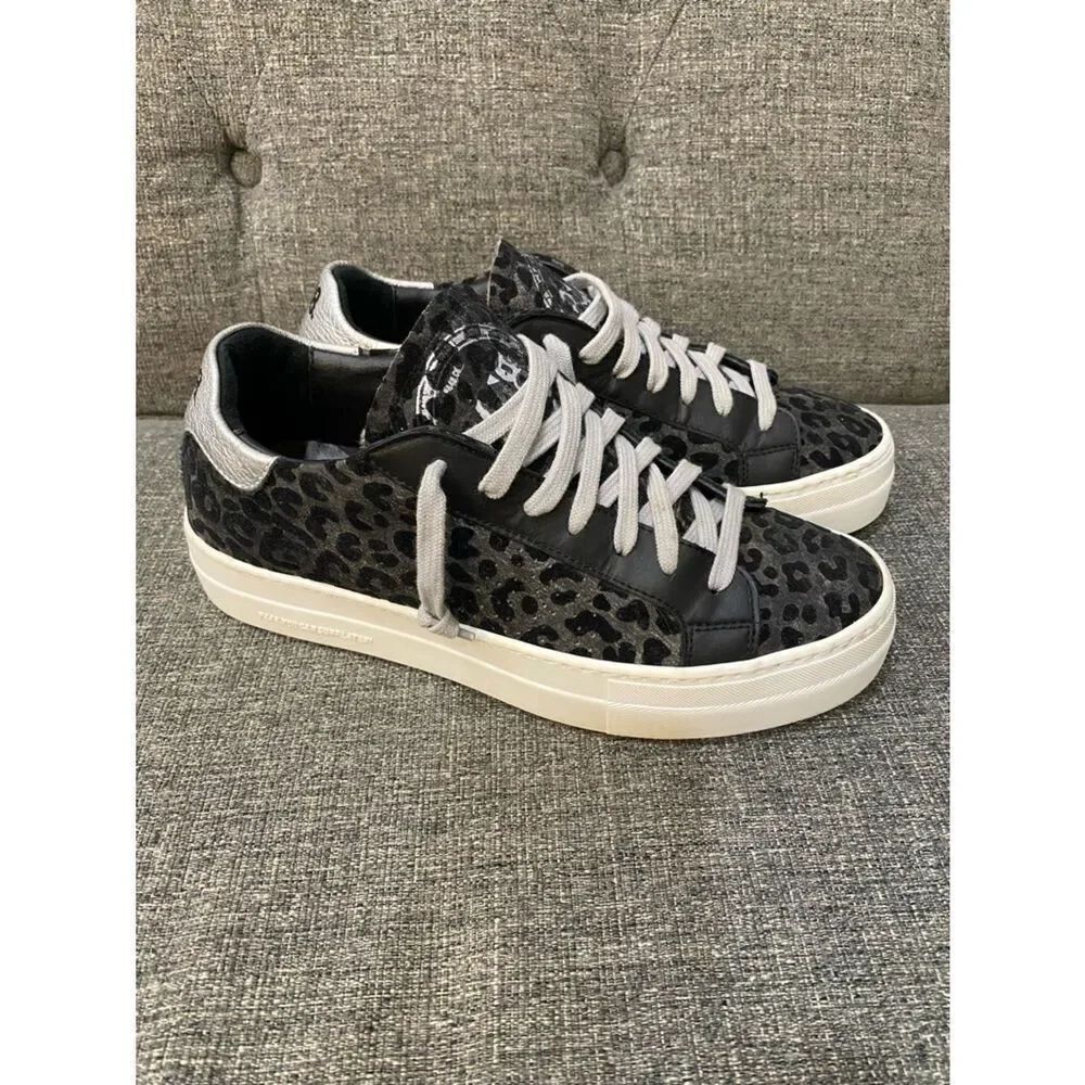 P448 Thea Leopard Print Sneakers Women’s Size 8.5